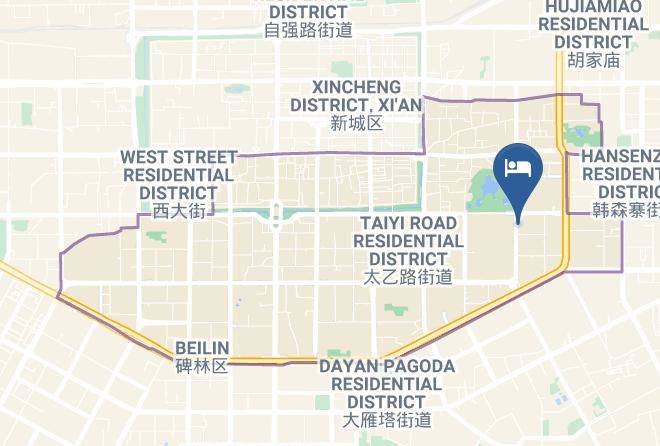 Xi An - Citadines Xingqing Palace Xian Maps