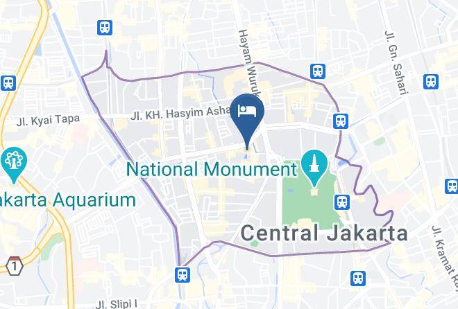 Central Jakarta - Citi M Hotel Maps