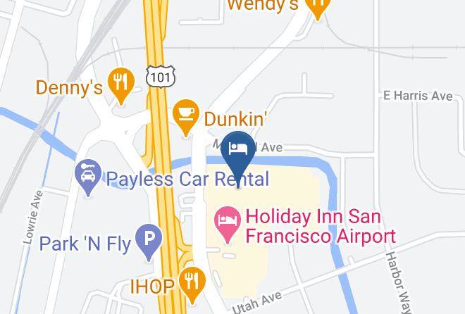 San Mateo - Citigarden Hotel Hotels In San Francisco Maps
