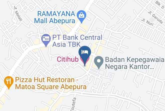 Kota Jayapura - Citihub Hotel Abepura Maps