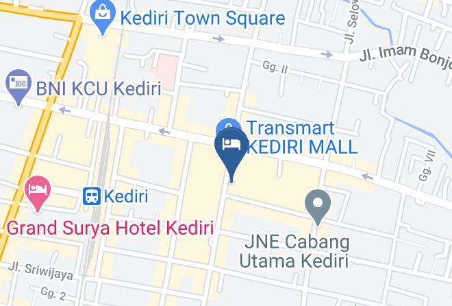 Kota Kediri - Citihub Hotel Kediri Maps