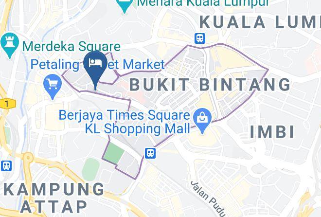 Citin Seacare Hotel Pudu Map