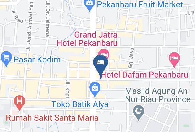 Pekanbaru - Citismart Hotel Bidadari Maps