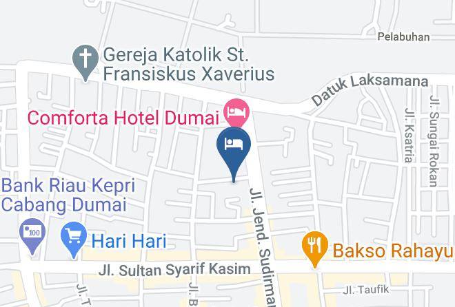 Kota Dumai - Cititel Hotel Dumai Maps