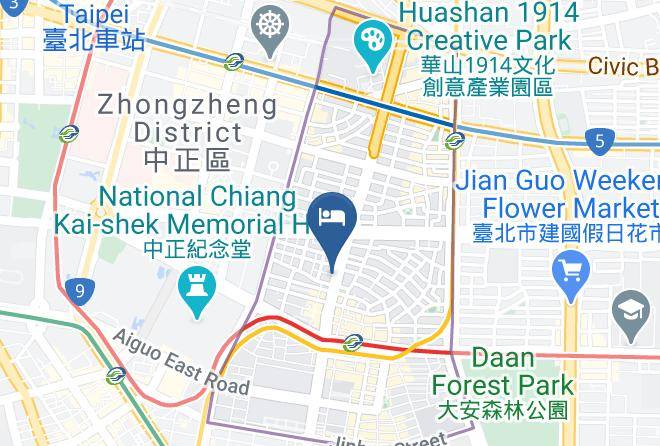 Zhongzheng District - Citizen Hotel Maps