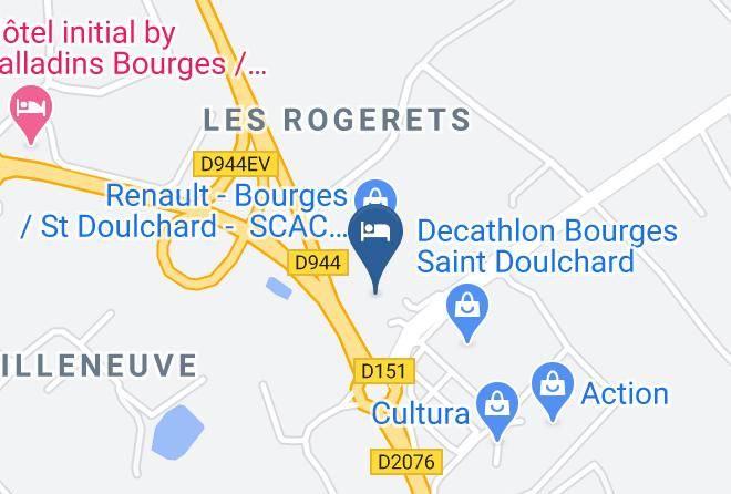 Cher - Citotel Aurore Bourges Nord Saint Doulchard Maps