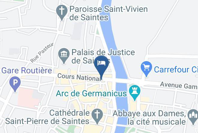 Hotel Les Messageries Map