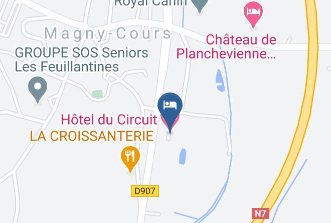 Nievre - Hotel Du Circuit Maps