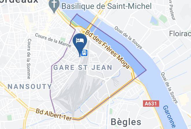 Gironde - Le Regina Hotel Bordeaux Gare Saint Jean Maps