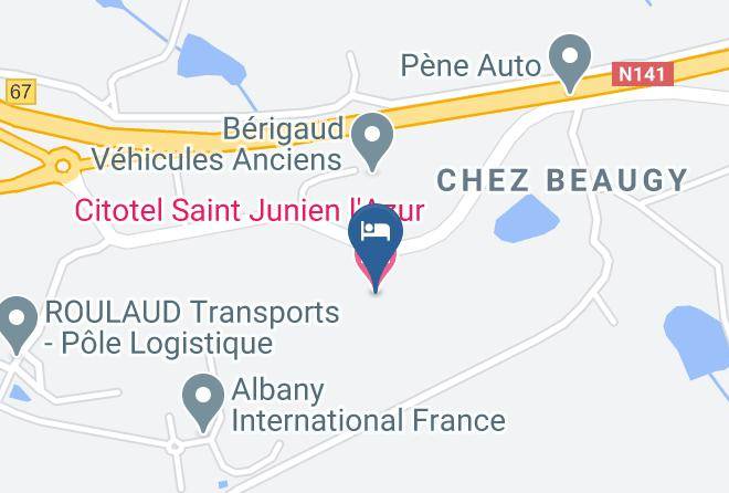 Haute Vienne - Citotel Saint Junien L'azur Maps