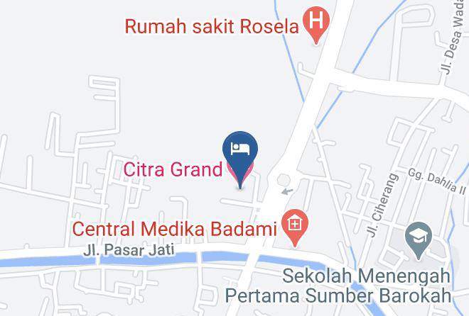 Karawang Regency - Citra Grand Hotel Maps