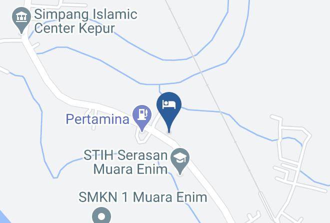 Muara Enim Regency - Citra Hotel Kepur Maps