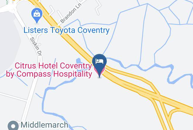 Warks - Citrus Hotel Coventry By Compass Hospitality Maps