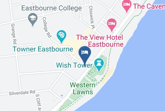 East Sussex - Citrus Hotel Eastbourne By Compass Hospitality Maps