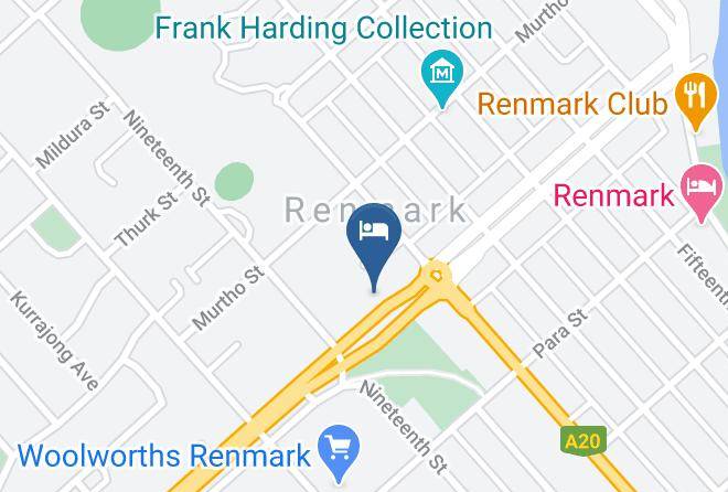 Renmark Paringa - Citrus Valley Motel Maps