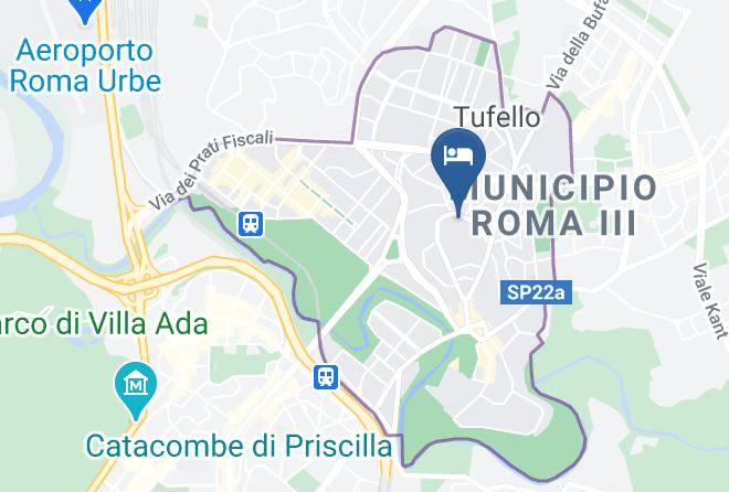Rome - Citta Giardino B&b Maps