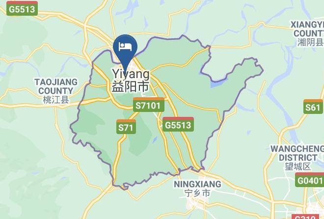 Yiyang - City 100 Chain Hotel Maps