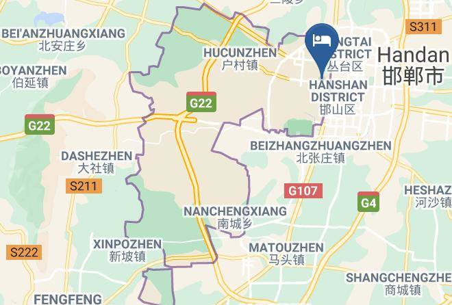 Handan - City 118 Boutique Hotel Maps