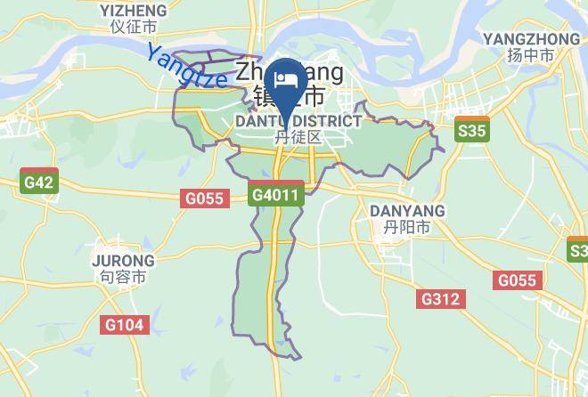 Zhenjiang - City 118 Chain Inn Zhenjiang Huashan Road Maps