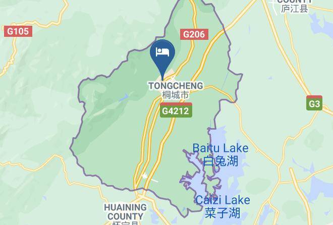 Anqing - City 118 Tongcheng Shanshuilong City Maps