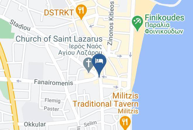 Larnaca - City Alkisti Hotel Maps