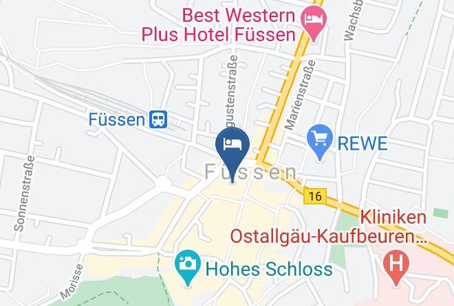 Ostallgau - City Apart Hotel Fussen Maps