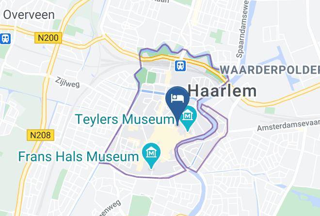 City Attic Haarlem B&b Map