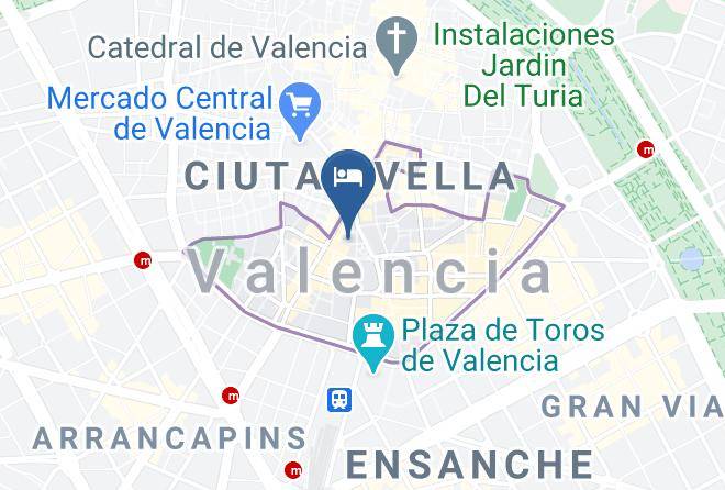 Valencia - City Ayuntamiento Square Maps