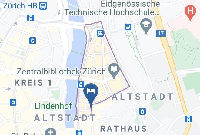 Zurich Niederdorf - City Backpacker Maps
