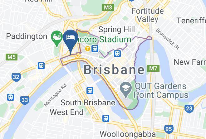 Brisbane - City Backpackers Hq Maps