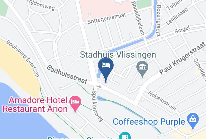 Vlissingen - Stad & Strandhotel Elisabeth Maps