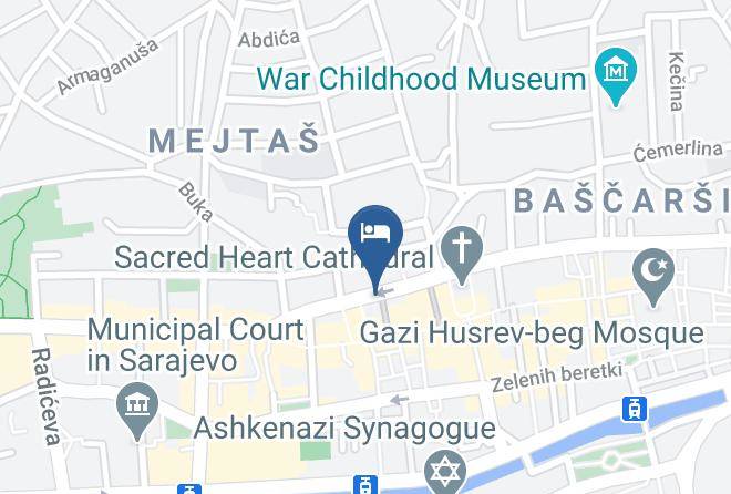 Sarajevo - City Hotel Sarajevo Maps