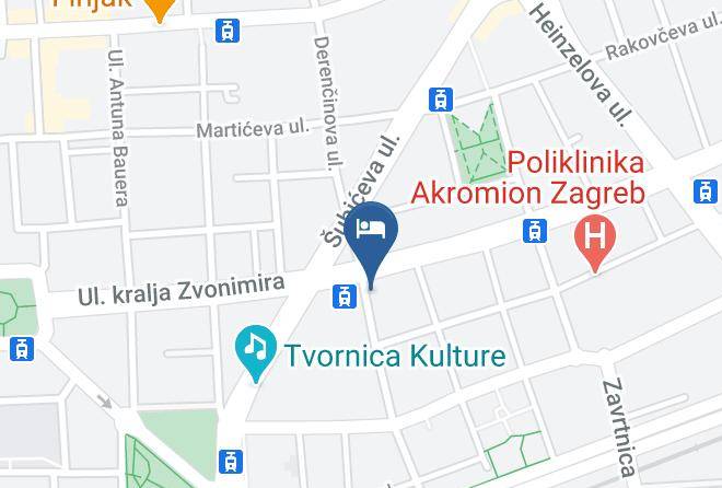 Zagreb - City Center Garden Zagreb Maps