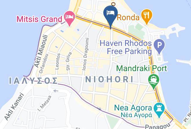 Dodecanese - City Center Hotel Maps