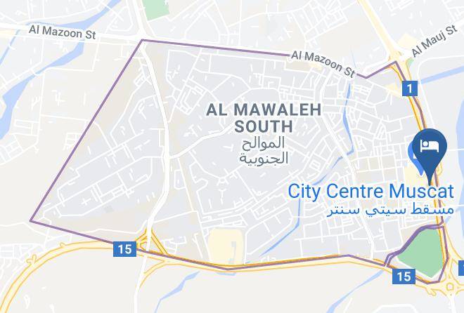 Al Seeb - City Center Hotel Muscat Maps