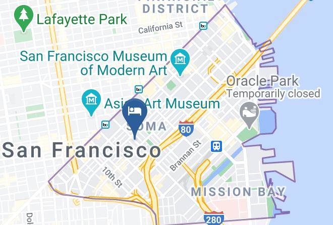San Francisco - City Center Inn & Suites Maps