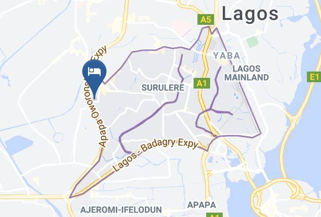 Surulere - City Center Int'l Hotel Ijeshatedo Maps