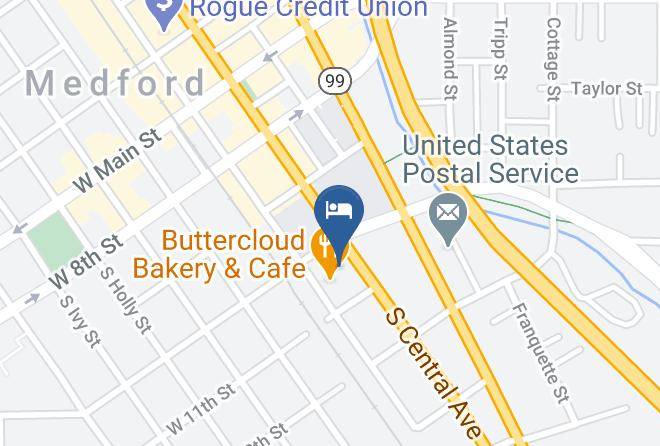 Jackson - City Center Motel Medford Downtown Maps