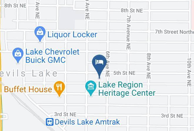 City Center Motel Map