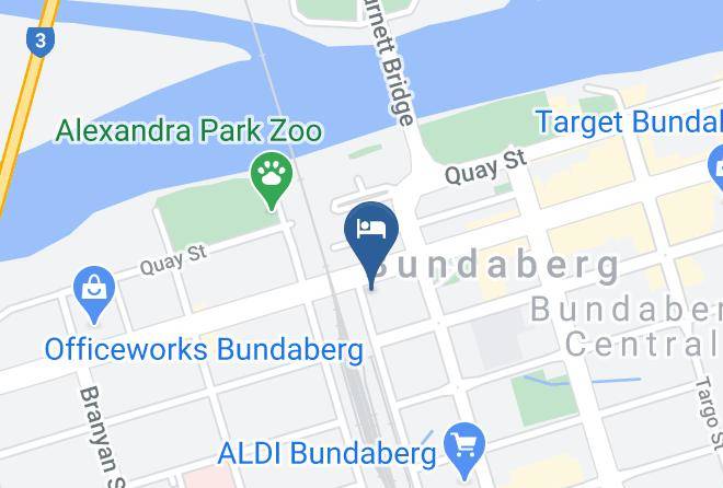 Bundaberg - City Centre Backpackers Maps