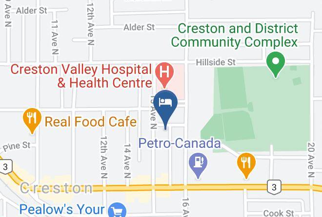 Central Kootenay - City Centre Motel Maps