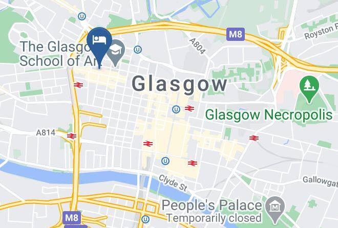 Glasgow City - City Centre Suites Saucheihall Street Maps