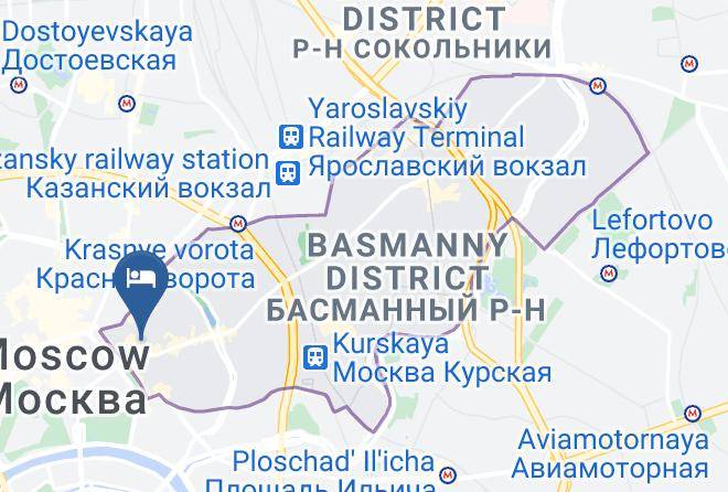 Moscow - City Comfort Hotel Maps