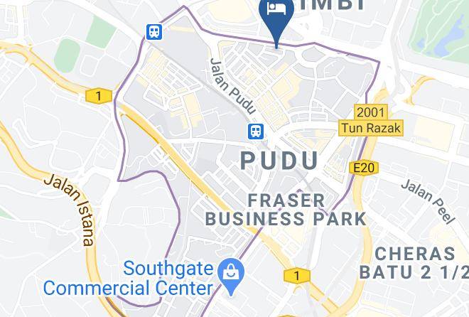 City Comfort Hotel Map