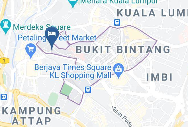 Kuala Lumpur - City Comfort Hotel Kuala Lumpur City Centre Maps