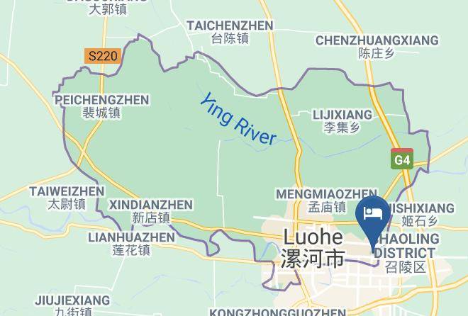 Luohe - City Convenience Inn Luohe Changjian Waitan Maps