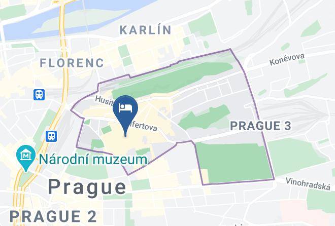 Prague - City Crown Hotel Maps