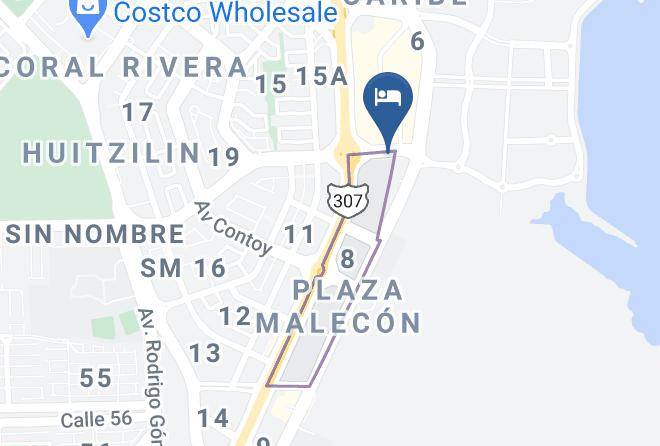 Benito Juarez - City Express Cancun Maps