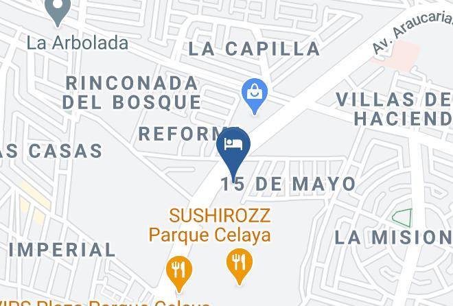 Celaya - City Express Celaya Parque Maps