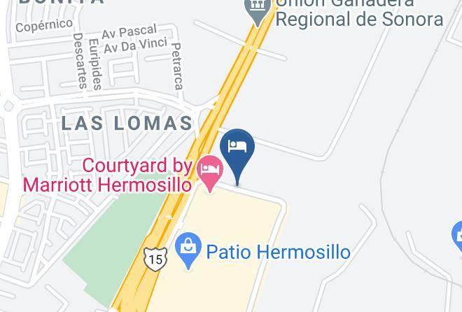 Hermosillo - City Express Hermosillo Expo Maps